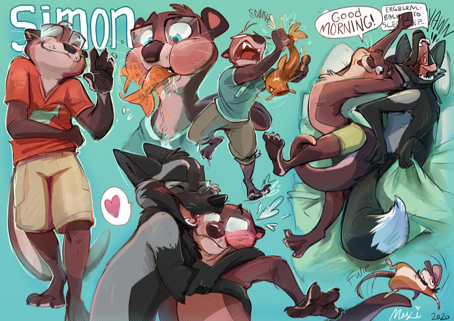 Full color, Multiple characters